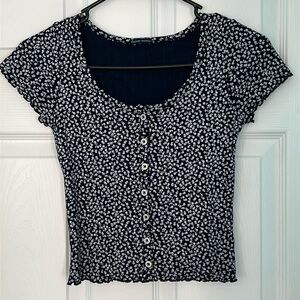 Brand new Brandy Melville navy blue top